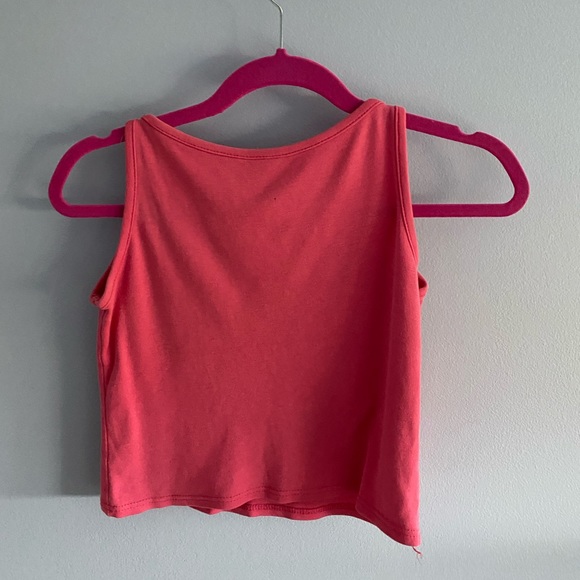 Vintage U2 Pink Crop Tank Top - Picture 3 of 3